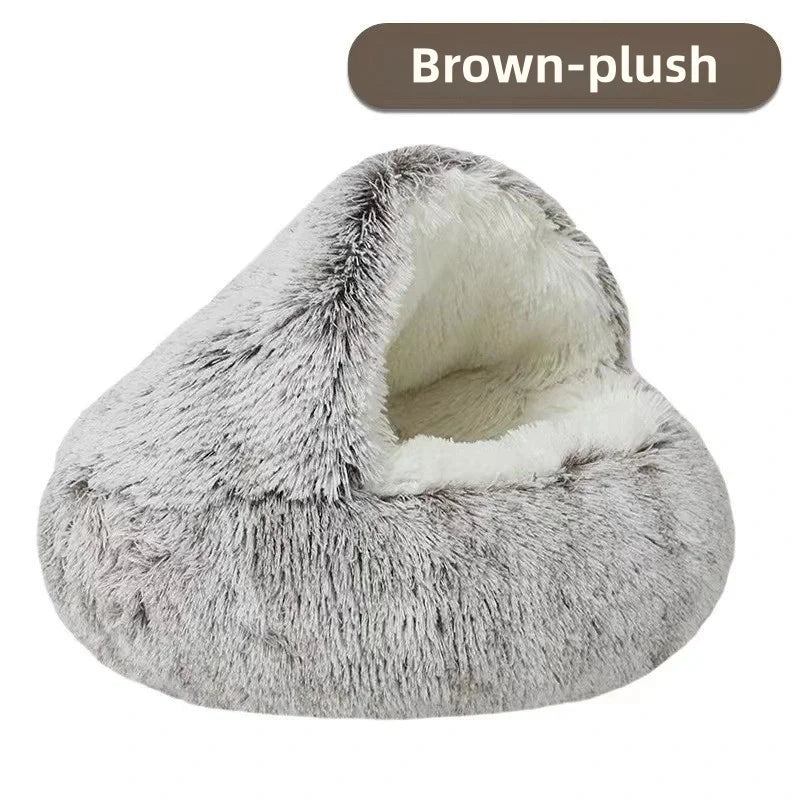 Autumn & Winter Soft Plush Pet Bed